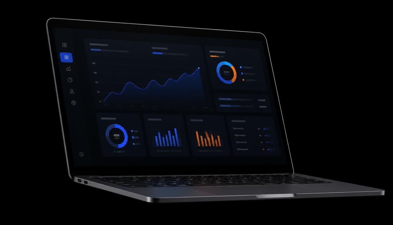 SOV Results website preview on a laptop